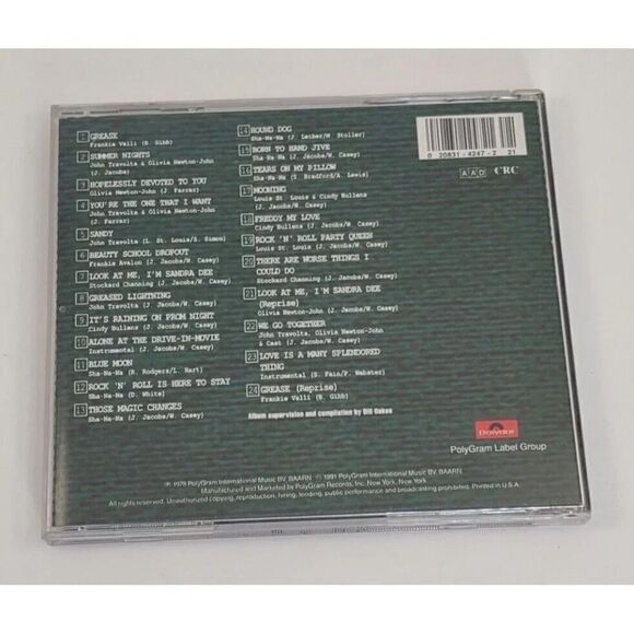 Grease CD 1978 Motion Picture Soundtrack VERY GOOD - Picture 3 of 11